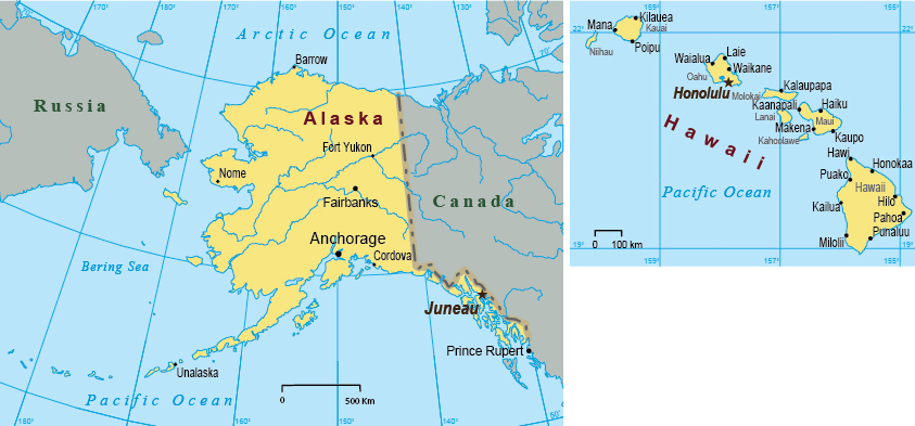 Alaska map