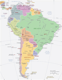 South America Political Map