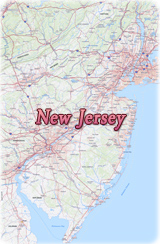 New Jersey map