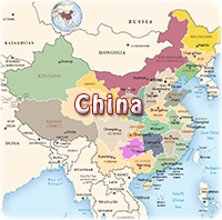 Map Of China Beijing Hong Kong