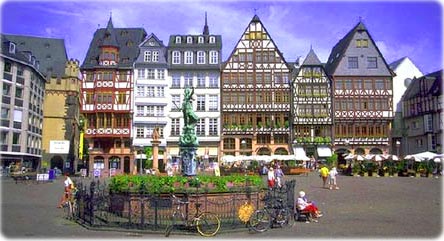 Romerberg Square, in Frankfurt