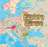 Eastern Europe political map
