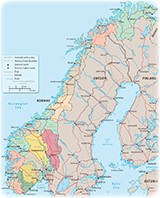 Map Norway