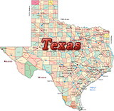 Texas map