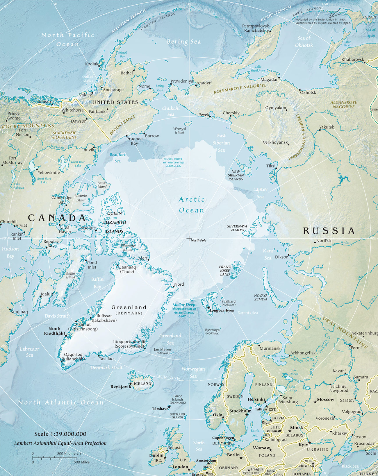 Map Arctic