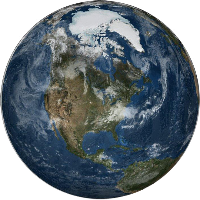 Arctic Image of the Globe