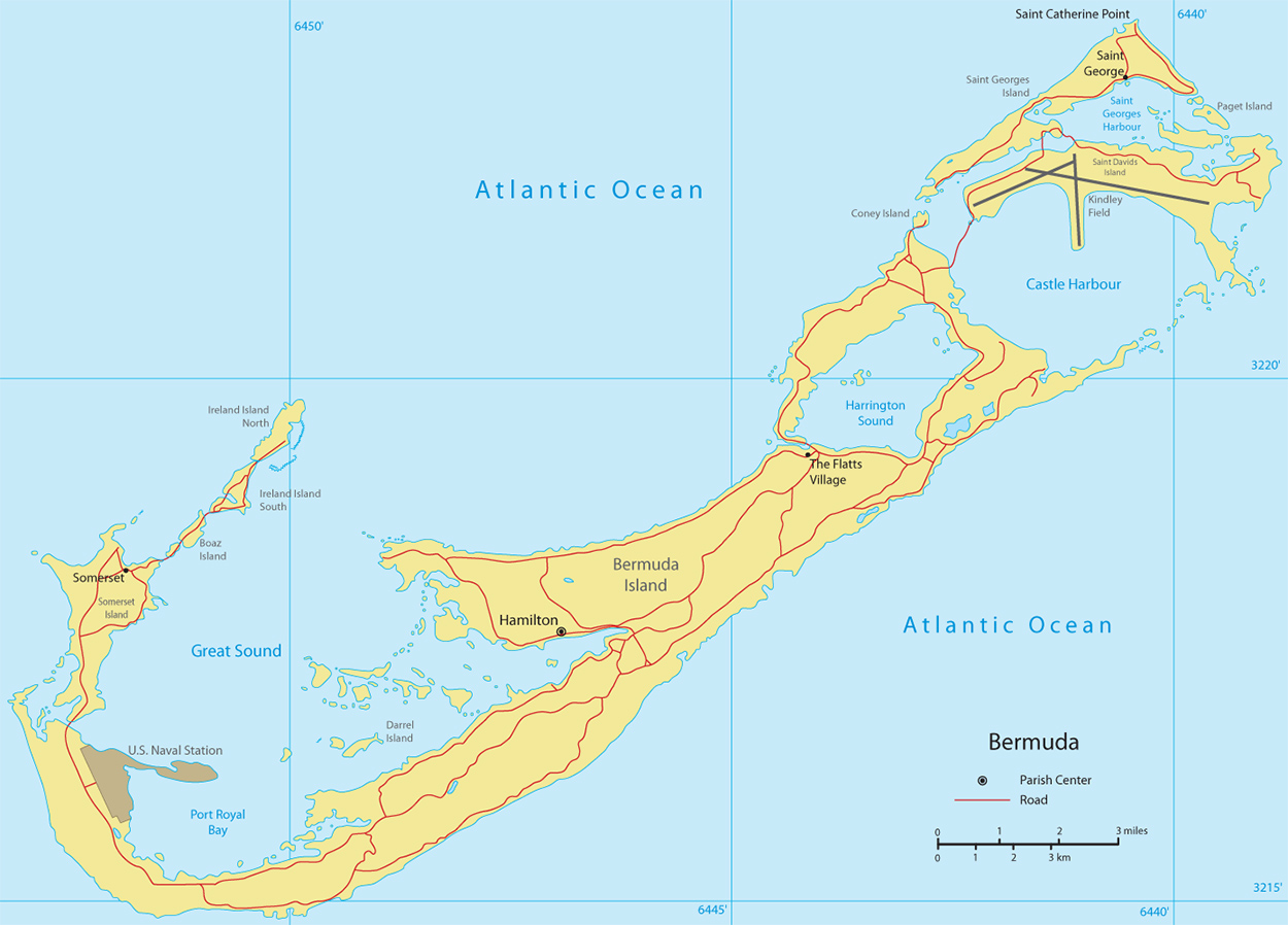 Map Bermuda