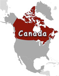 Map Canada