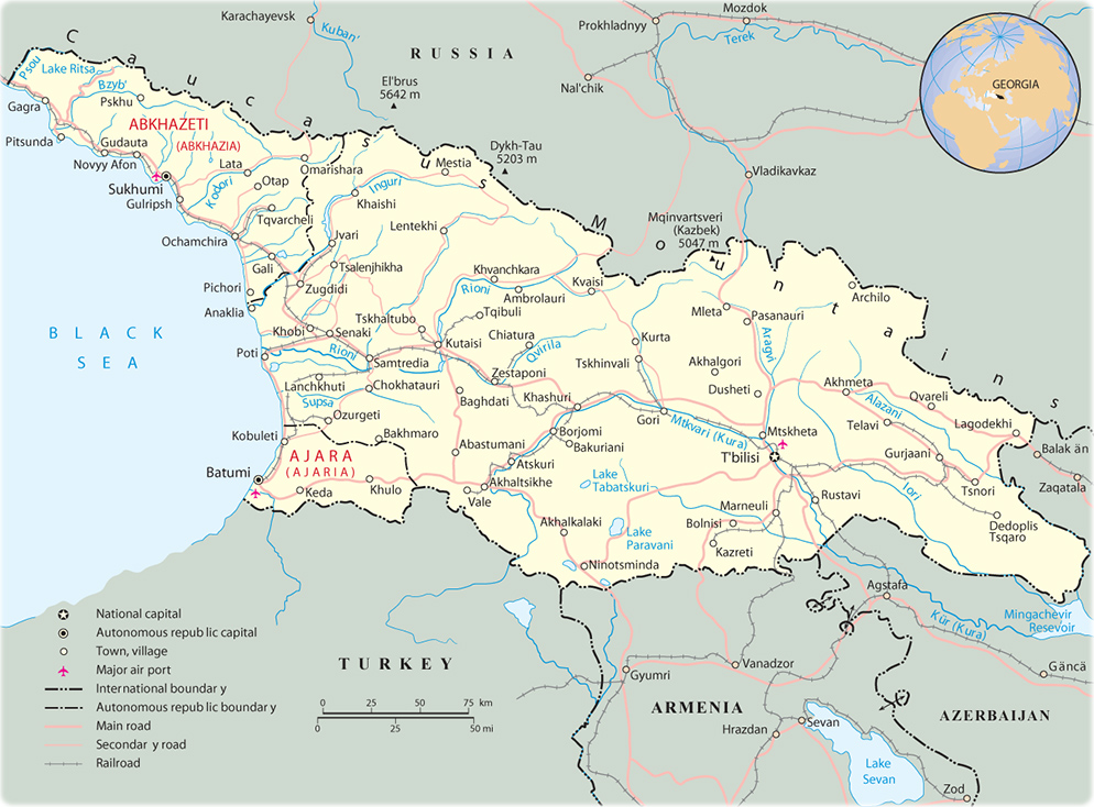 Map Georgia