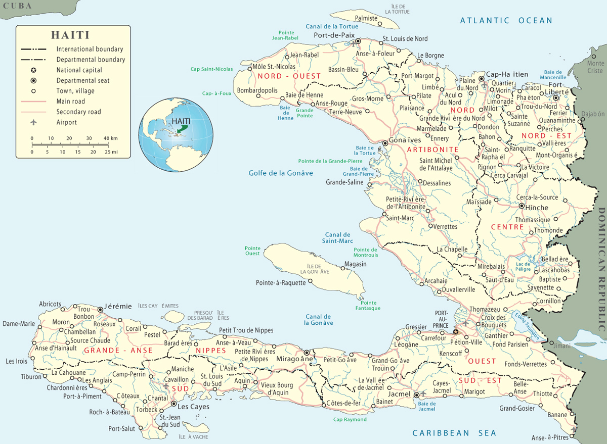 Map Haiti