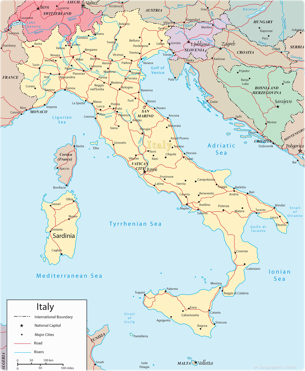 Maps Update 23912675: Travel Map Of Italy \u2013 Maps of Italy Detailed map of Italy in English  60 