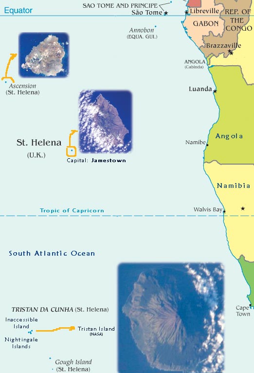 Saint Helena map