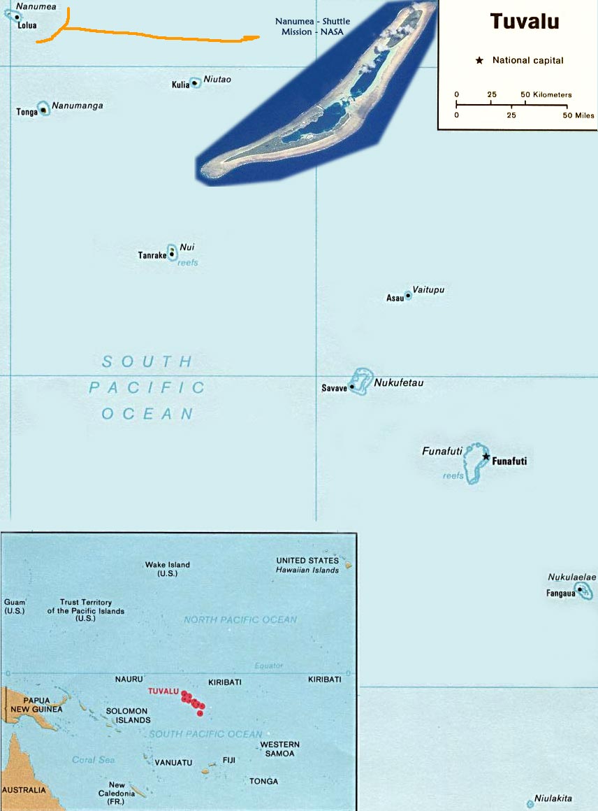 Tuvalu map