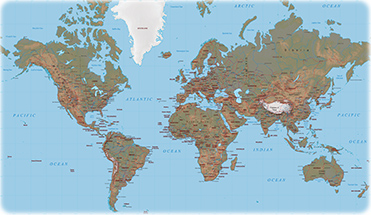 World Maps Europe Asia America Africa Oceania