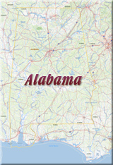 Alabama map