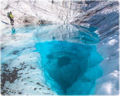 Pool glacier