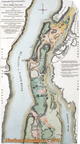 Topographical map NY