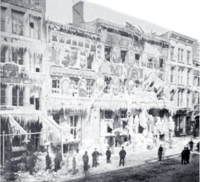 Destroyed buildings
