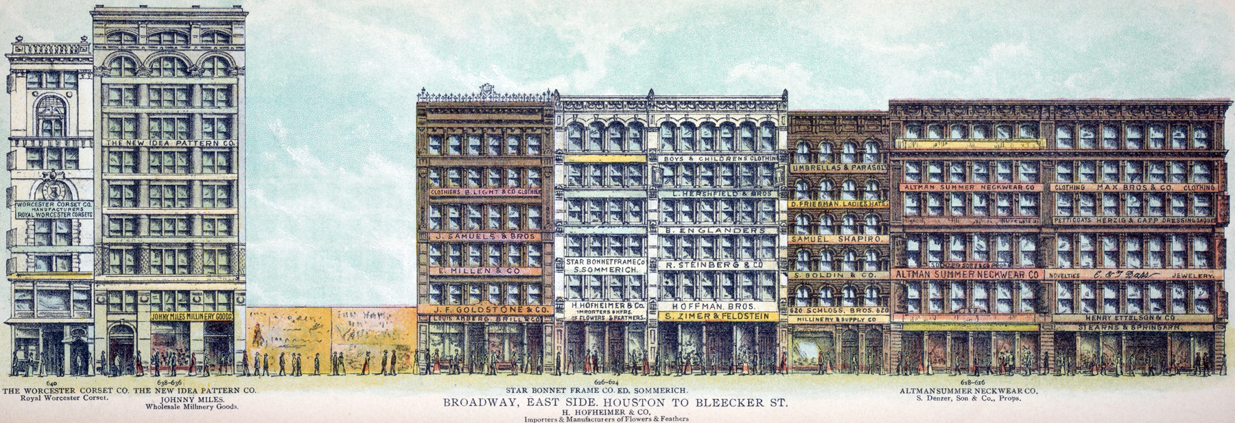 Broadway, East Side. Houston to Bleecker Street
