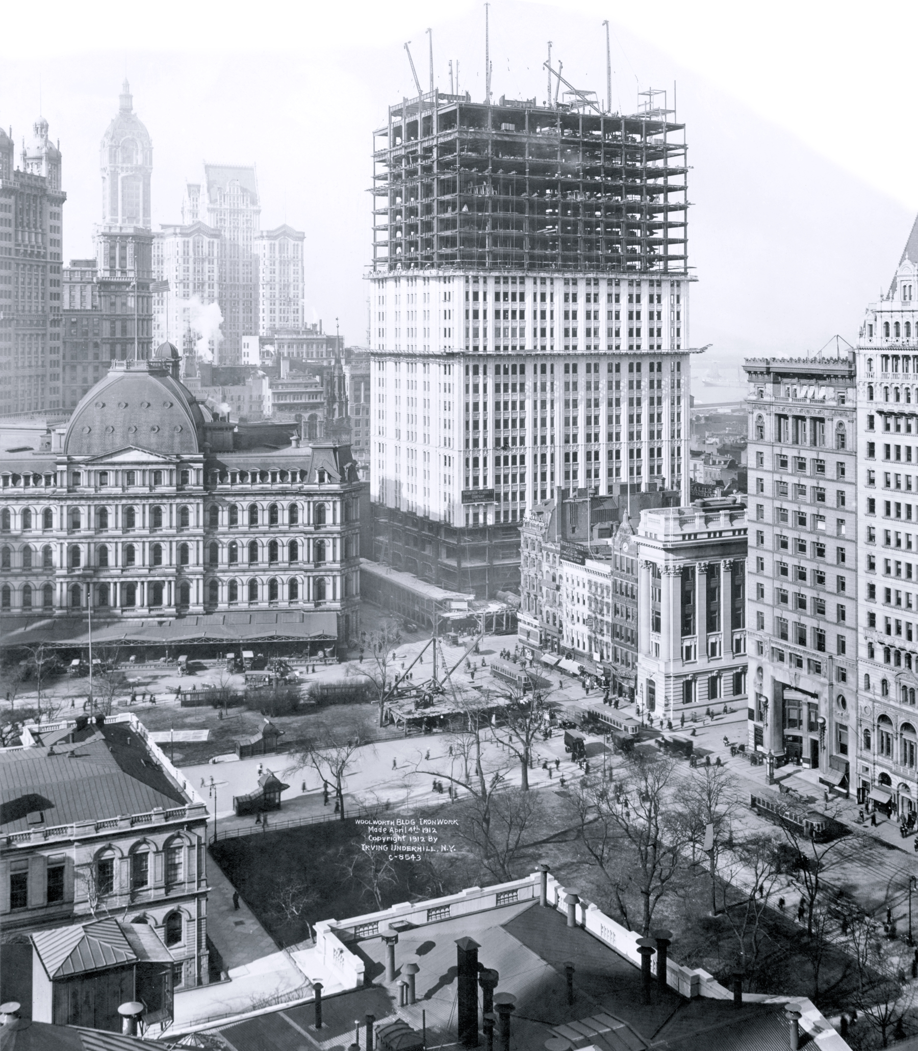 Woolworth Building Under Construction