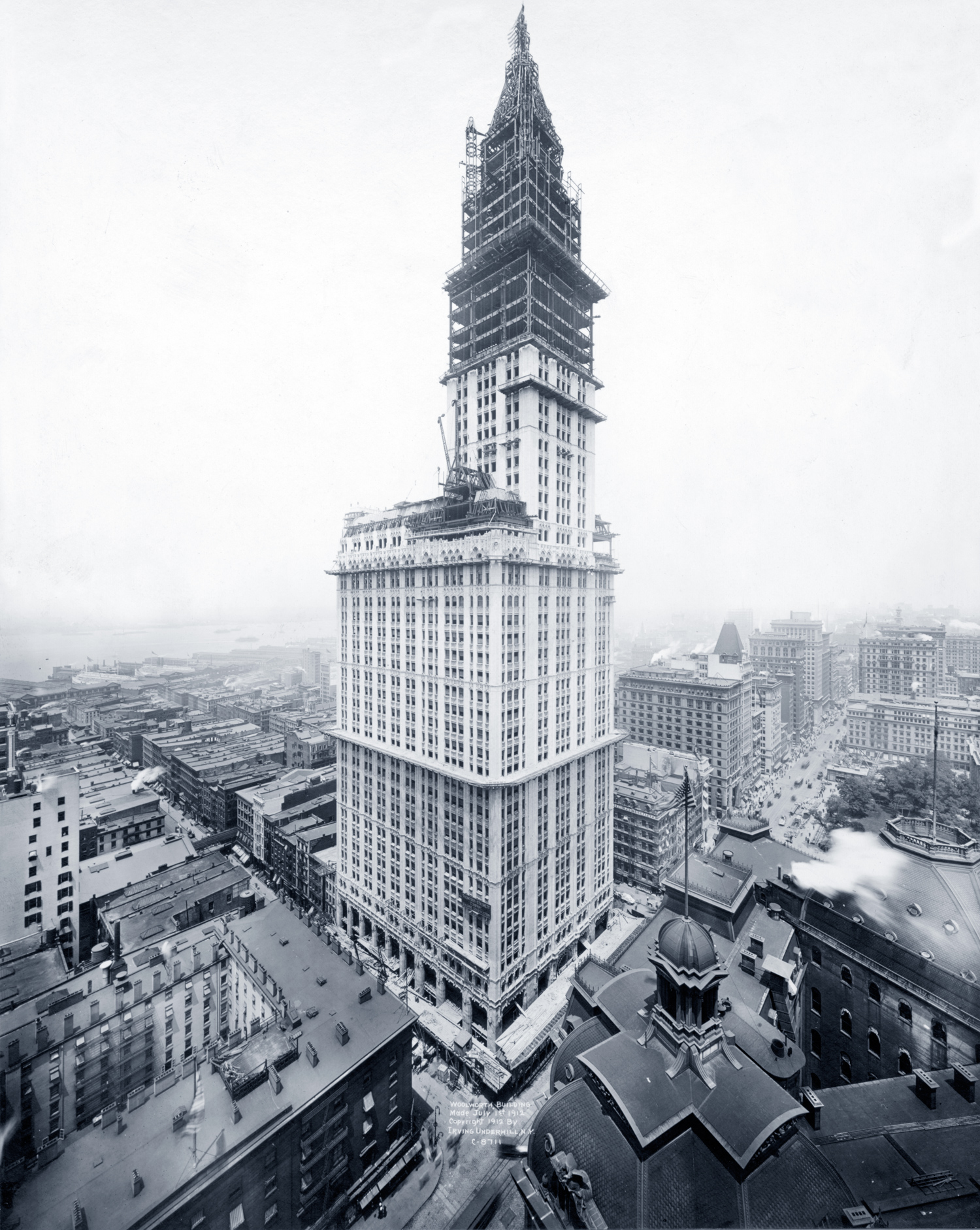 Construction Woolworth building