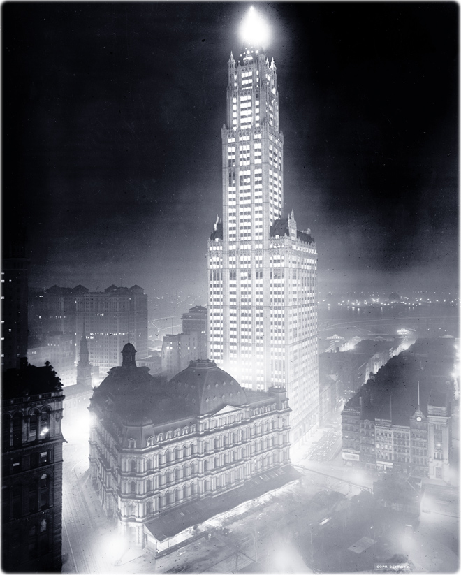 Woolworth Building night