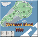 Governors Island map