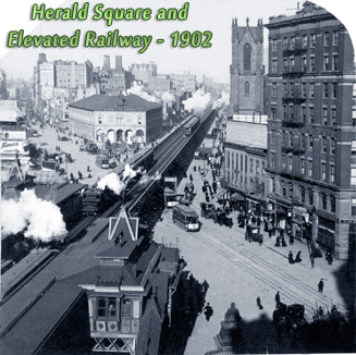 Elevated railway