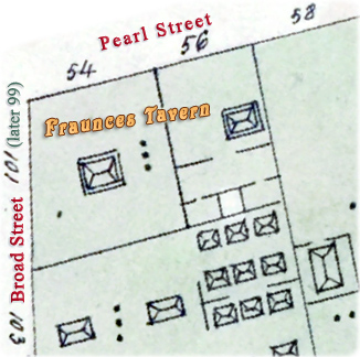 Map Fraunces Tavern