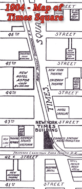 Map Times Square