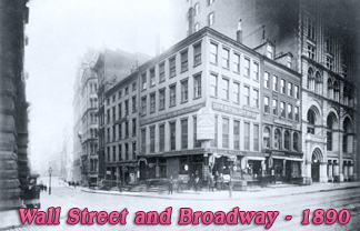 Corner Wall Street Broadway