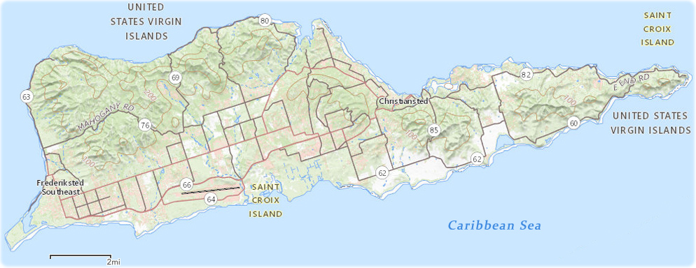Map Saint Croix