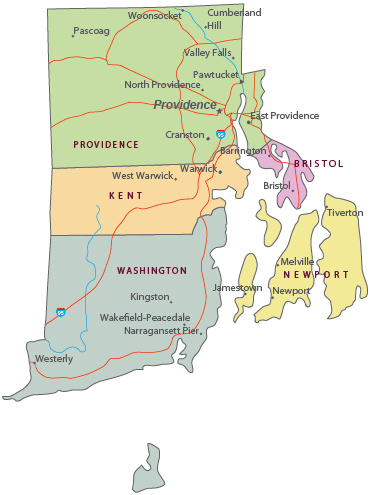 Political map RI