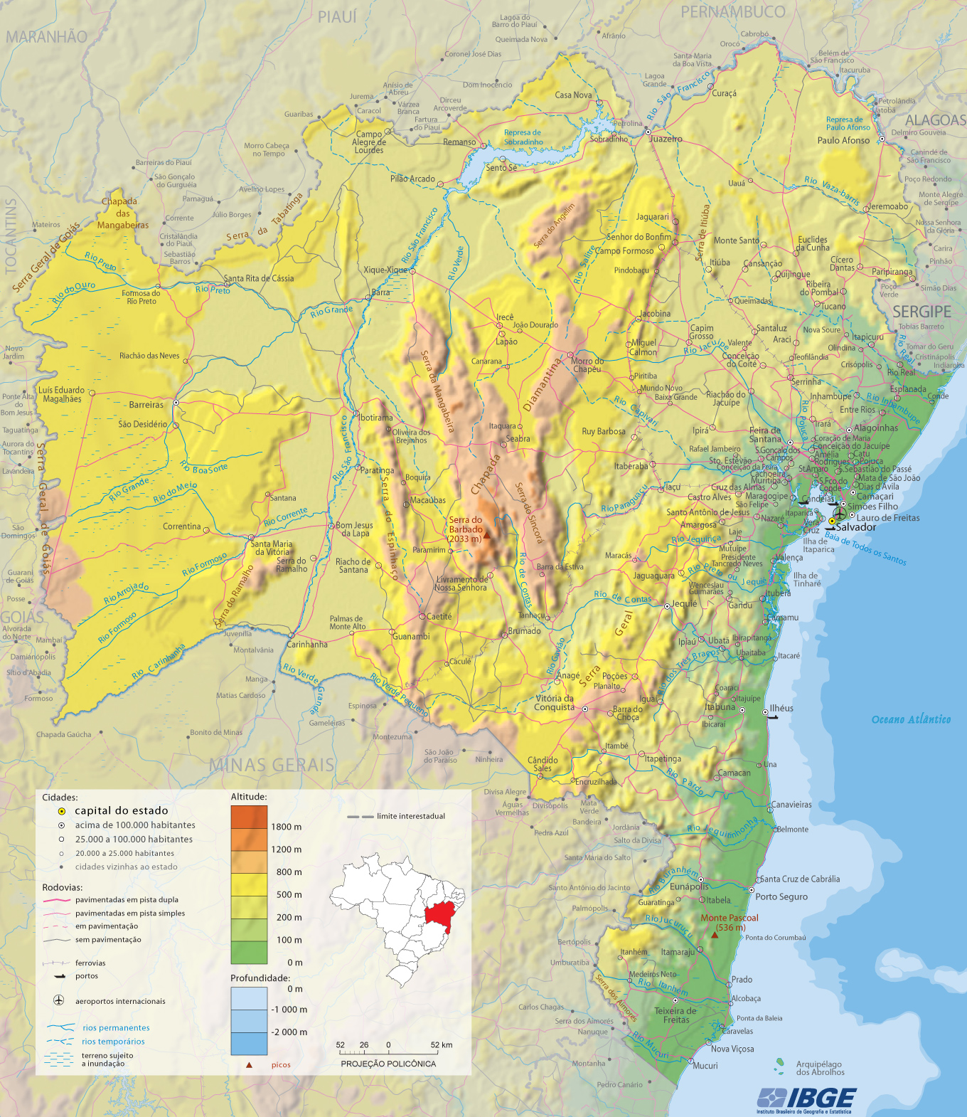 Bahia map