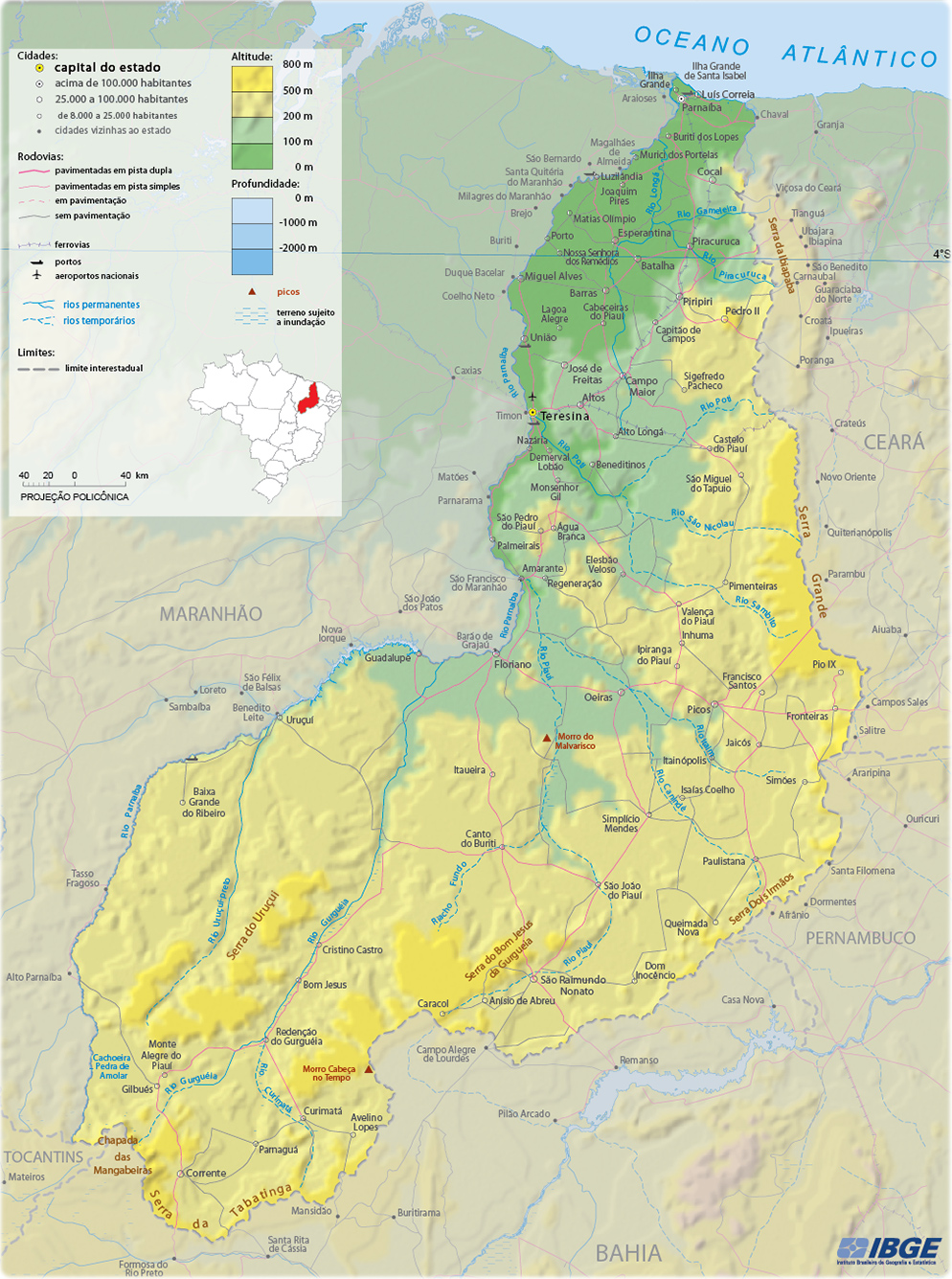 Map Piaui