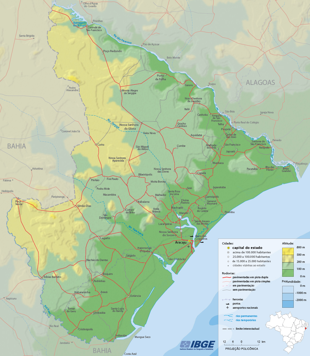 Map Sergipe