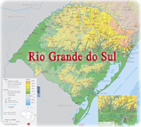 Rio Grande do Sul map