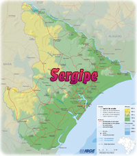 Sergipe map