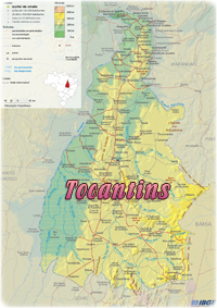 Tocantins map