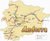 Andorra map