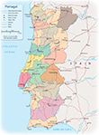 Map Portugal