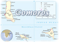 Map Comoros