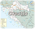 Map Croatia