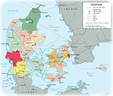 Map Denmark