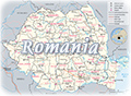 Map Romania