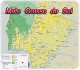 Mato Grosso do Sul map