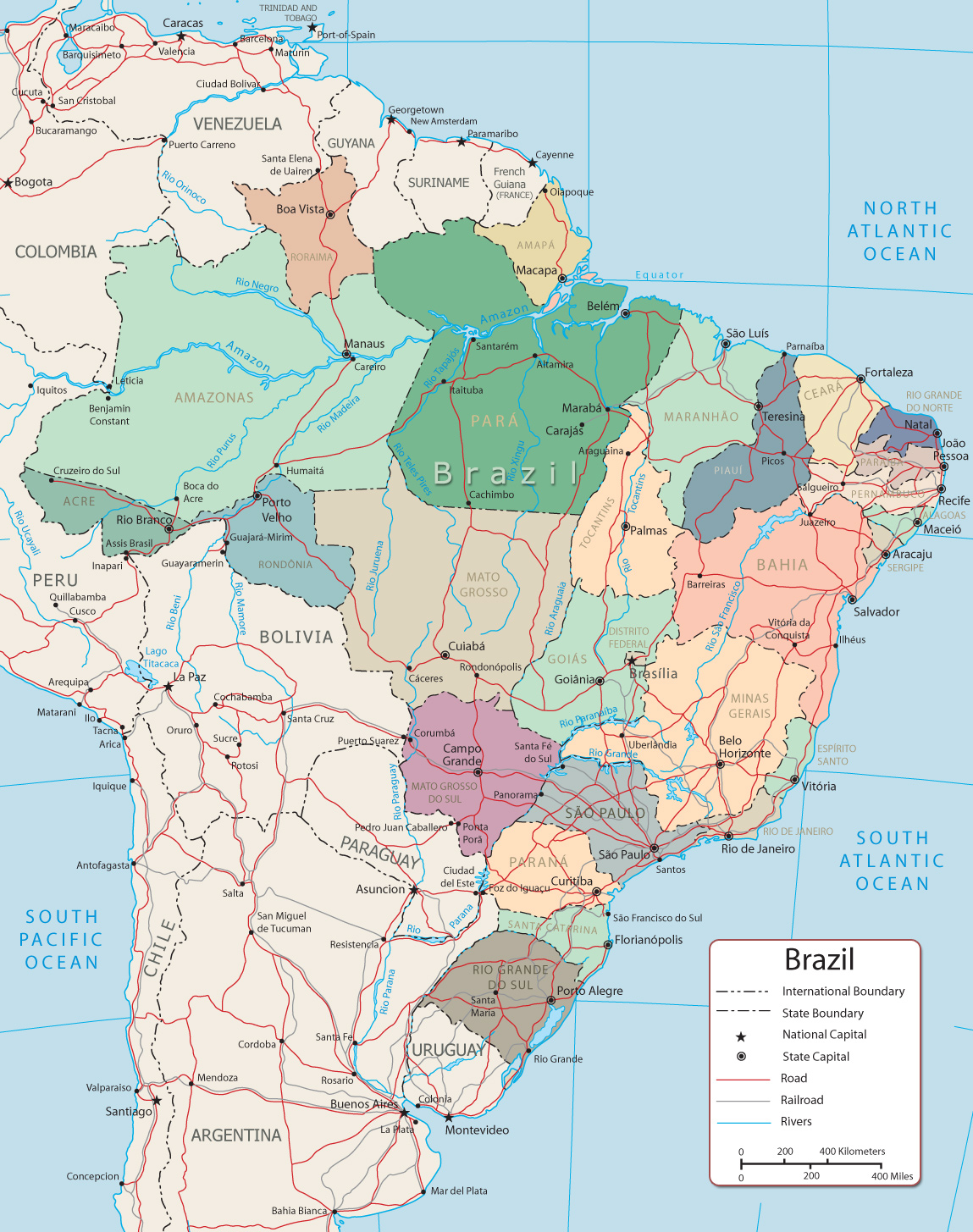 Map Brazil