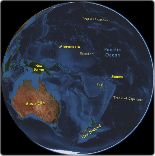 Maps Oceania