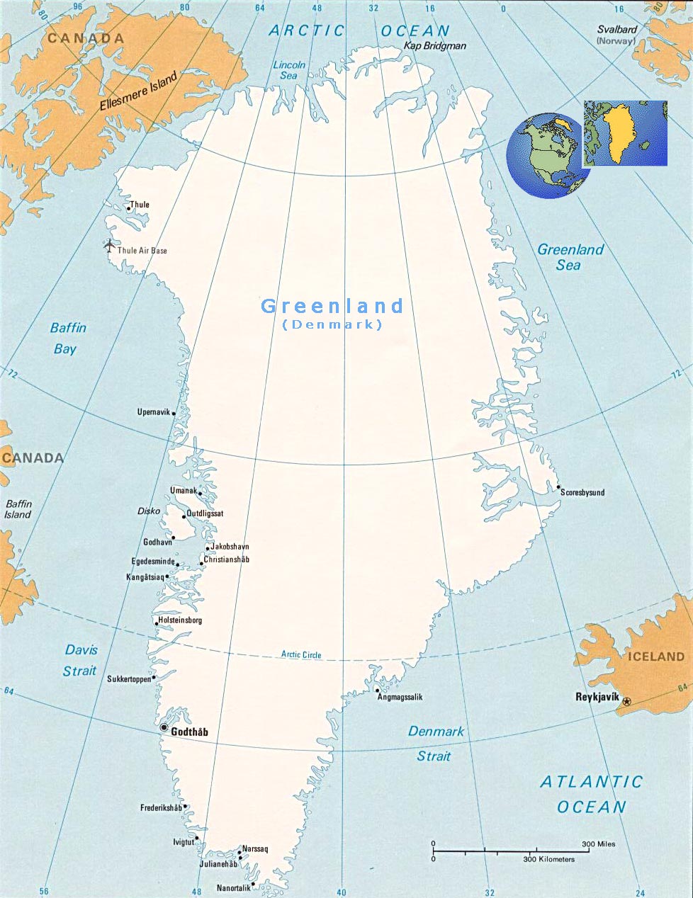 Greenland map