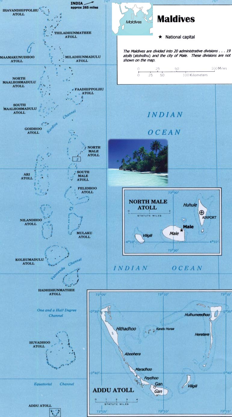 Maldives Map
